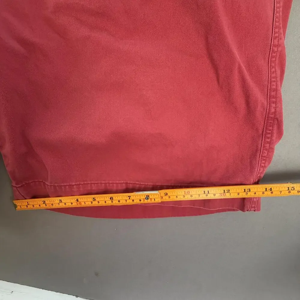 Polo Ralph Lauren Shorts Mens 48 Red Classic Fit Chino Cotton Casual 10 Inseam